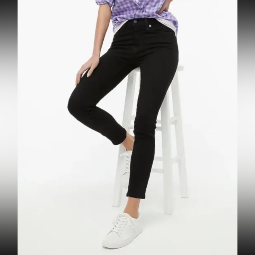 NWOT J. Crew Factory Super Skinny Black Jeans